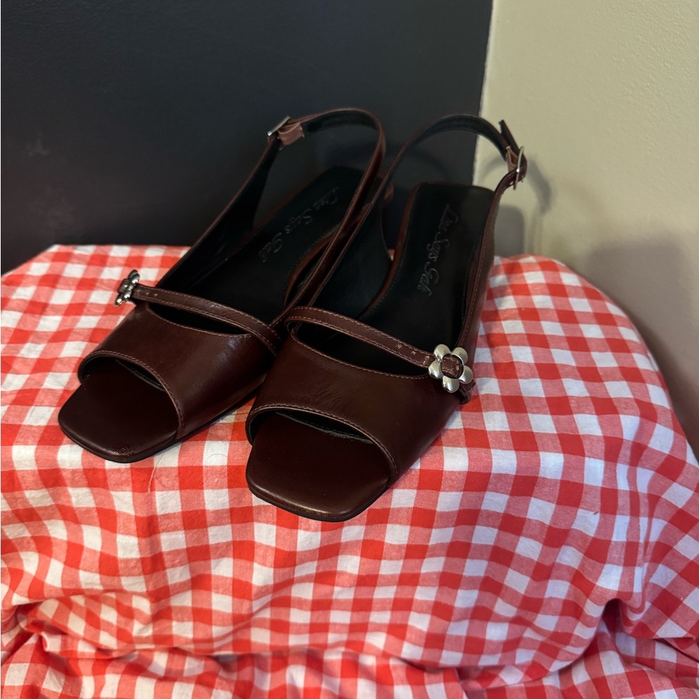 Lisa Says Gah Sling Back in Chocolate